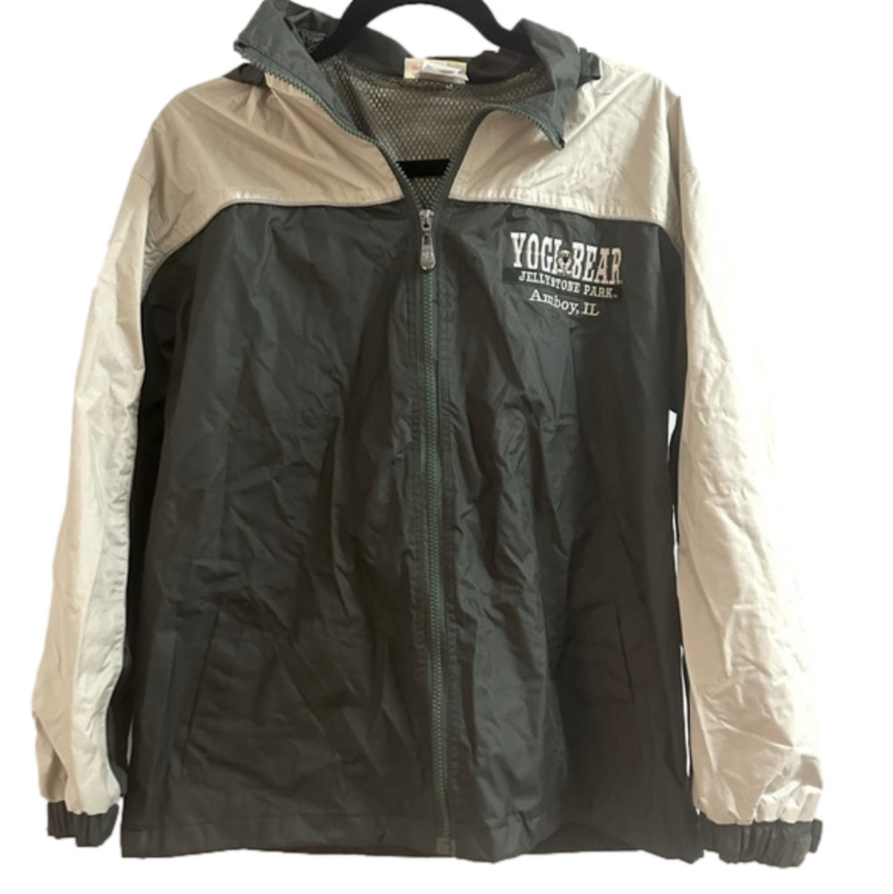 Yogi Bear Jellystone Park Windbreaker Jacket - Adult Size Small - Hanna Barbera